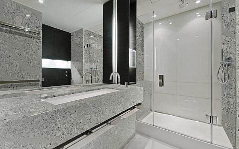 Ванная комната из Bianco Antico